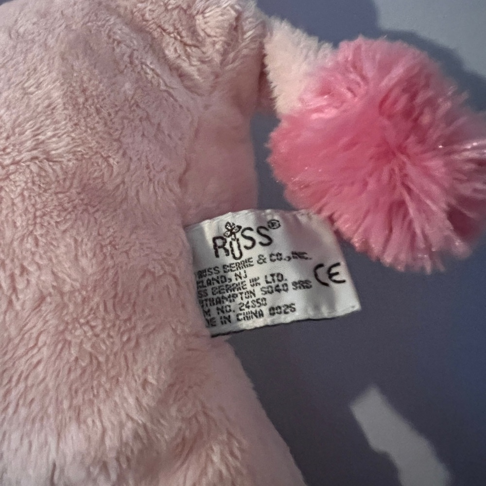 Russ Pink Plush Poodle Bag - Picture 3 of 3